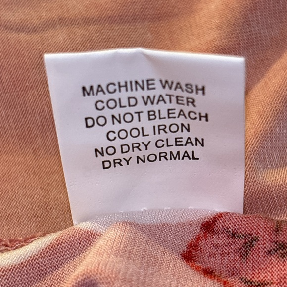 New Anne Morgan Collection floral A-line coral shift Maxi dress 1X - Picture 15 of 17